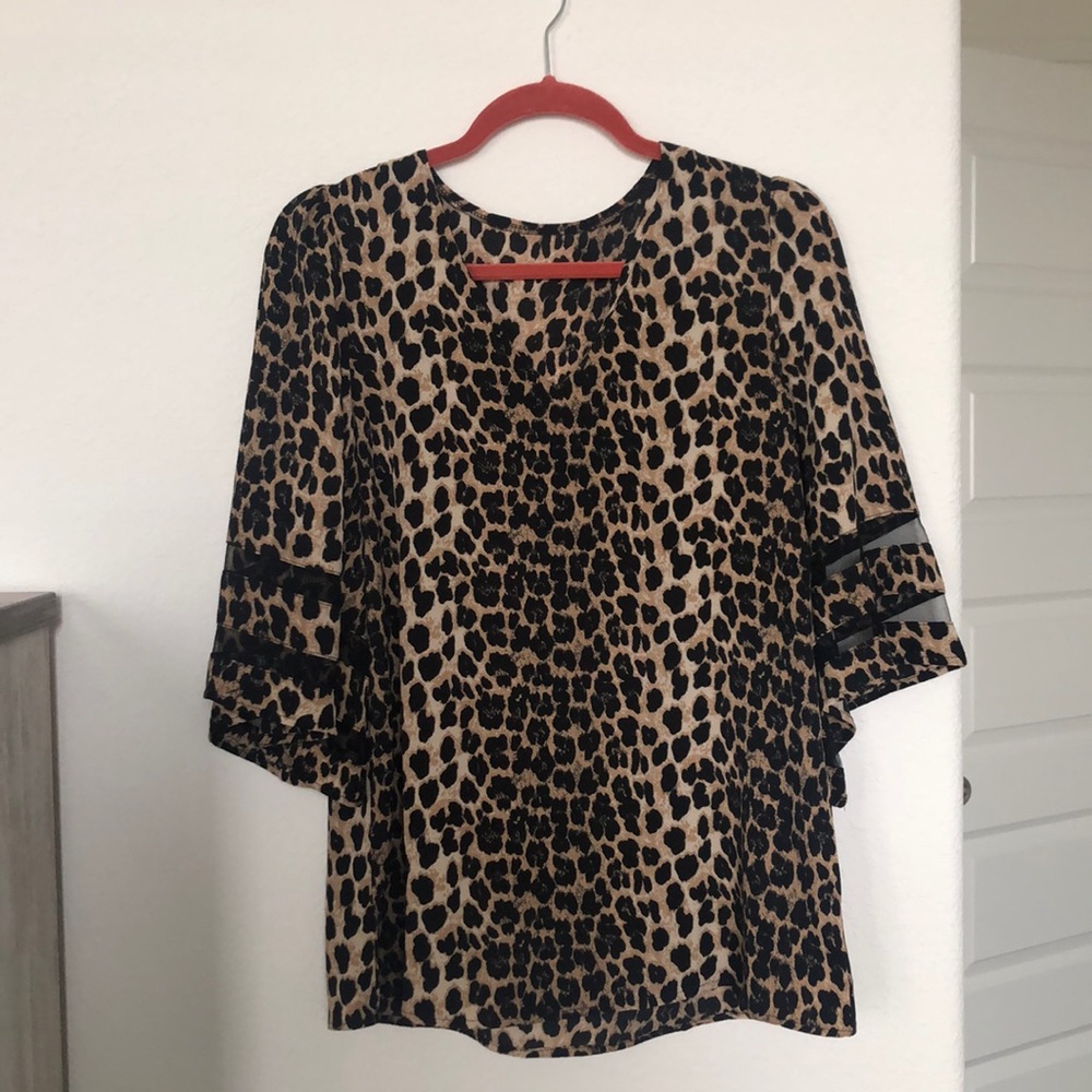 Cute Cheetah Blouse